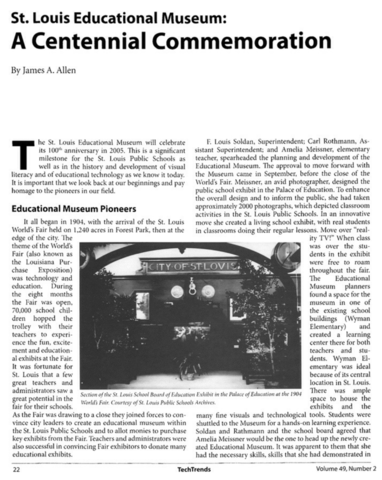 First School Museum Opens in St. Louis, Missouri