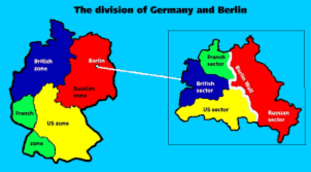 Germany and Berlin Divided Up