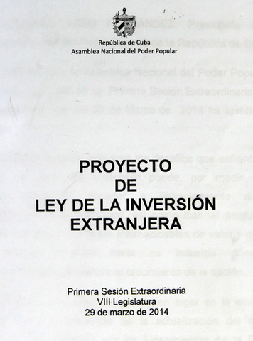 Nueva reglamentación sobre inversión extranjera