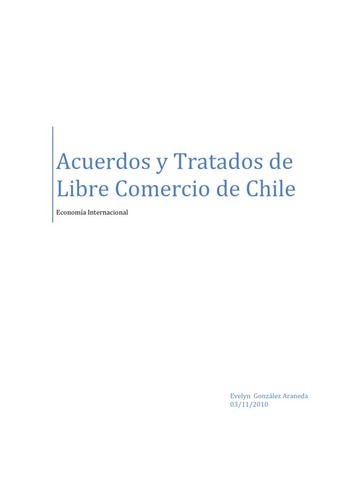 Trato de Libre Comercio.
