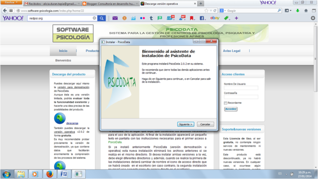 Software Psicodata.