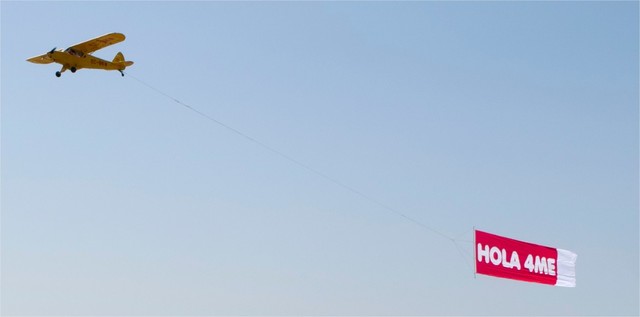 Publicidad en aviones