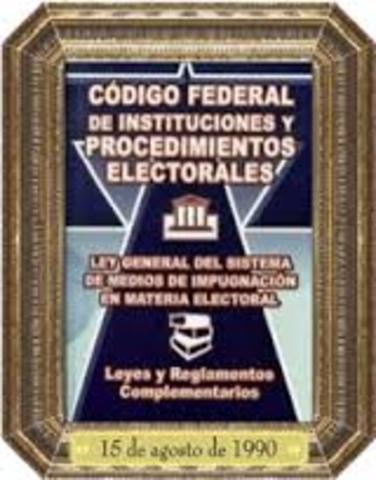 Código Federal de Instituciones y Procedimientos Electorales