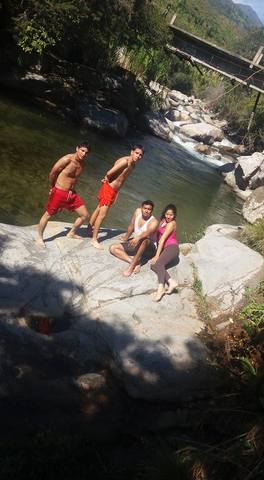 I WENT TO GUATAPURI RIVER WITH MY FRIENDS