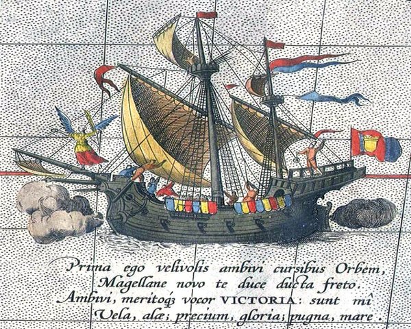 Magellan's expedition circumnavigates the globe