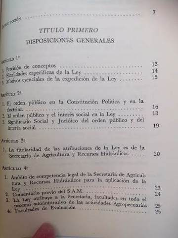 PNA y Ley de Fomento Agropecuario
