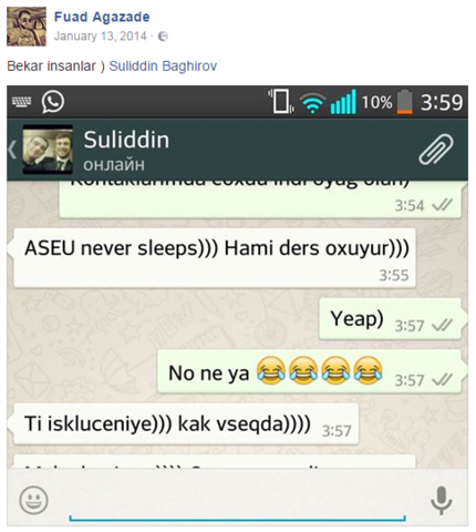 While preparing for the finals