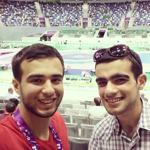 Celebrating the "Victory days" during the "Baku2015" First European Games