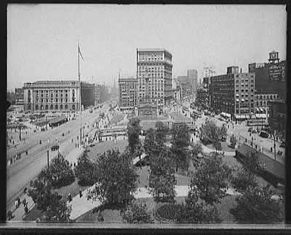 Public  Square in 1810