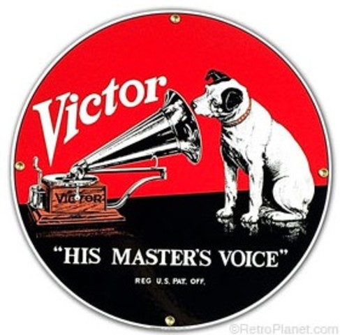 RCA Victor incorpora el primer logotipo-simbolo.