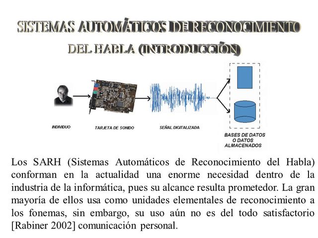 Sistema HARPY (CMU), primer sistema con éxito.