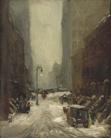 Robert Henri - "Snow in New York"