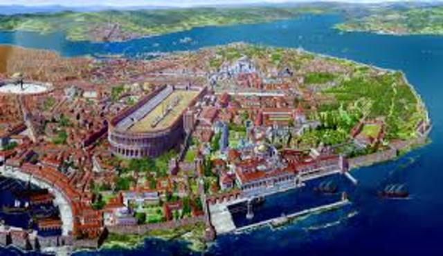 Constantinople made capital