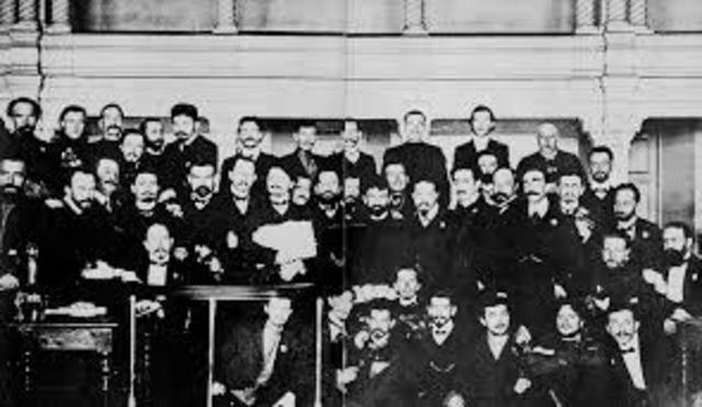 Delegación de los soviets.