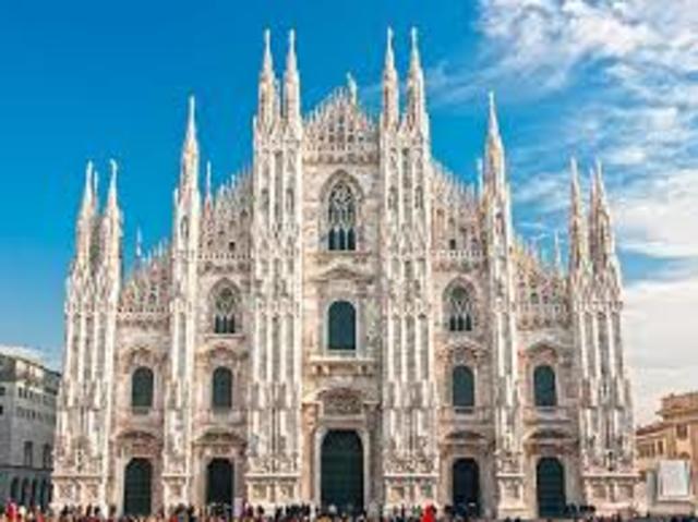 Comienza la construcción de la catedral de Milán.