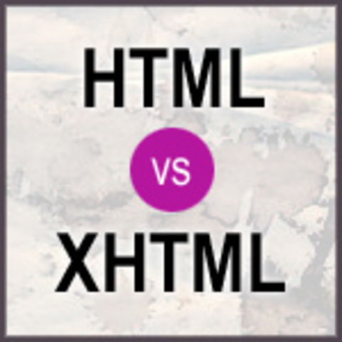 HTML vrs XHTML
