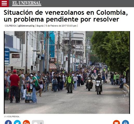 Situación de venezolanos en Colombia, un problema pendiente por resolver
