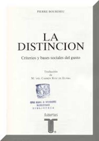 LA DISTINCIÓN.