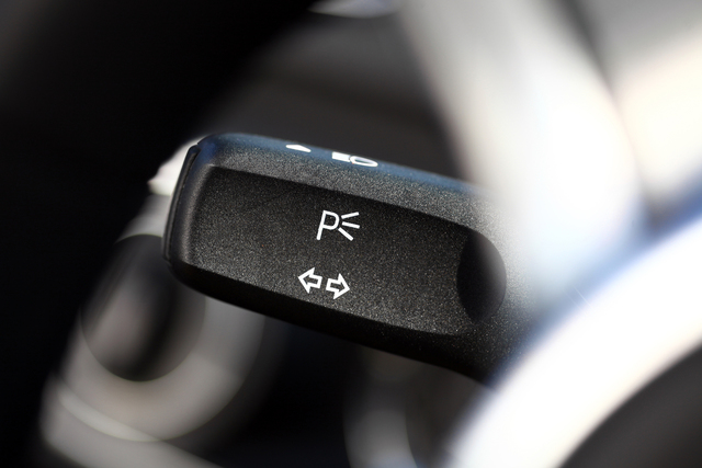 Flashing turn signals invented