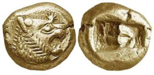 La moneda 860 y 560 ac