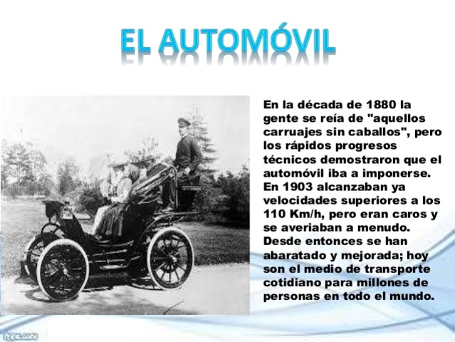 El automóvil en 1886