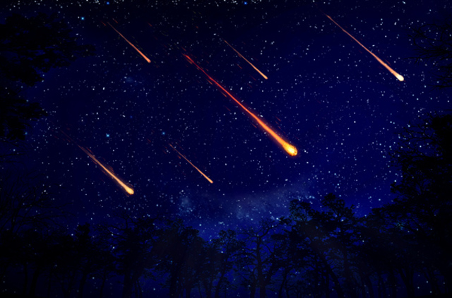 First recorded meteor shower