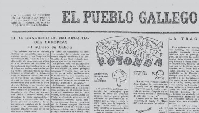 Galicia é recoñecida como nación no Congreso de Berna