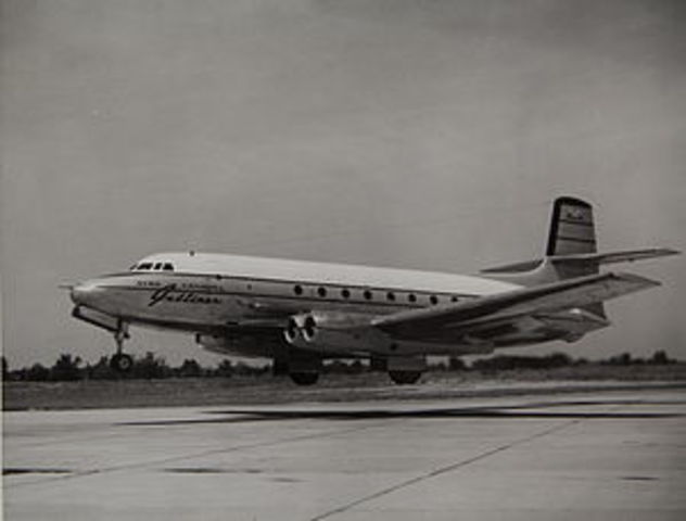 The Avro Canada C102 Jetliner had its first flight