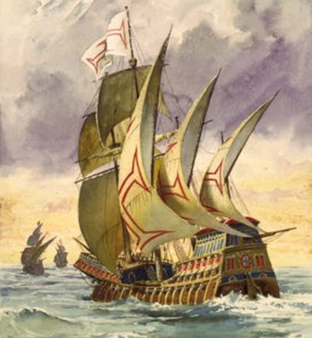 Vasco De Gama sails for India