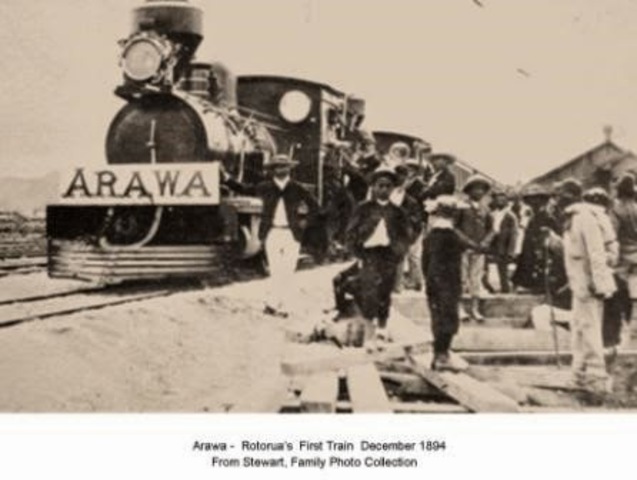 Railway reaches Rotorua