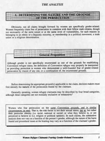 Guideline for Determination of Eligibility for Refugee Status