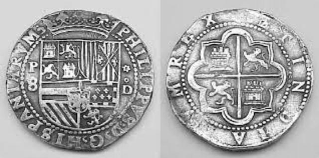 Spanish real coin