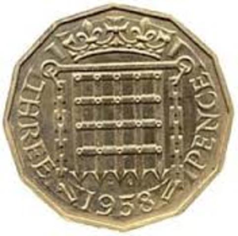 End of the threepenny in the UK