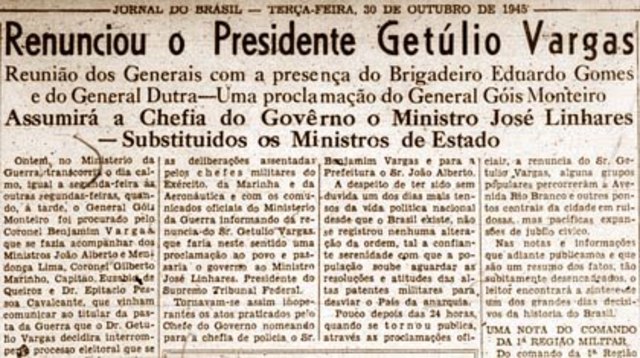 Declínio e fim da Era Vargas