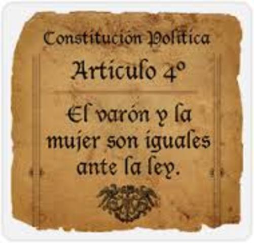 Ley de igualdad de Géneros