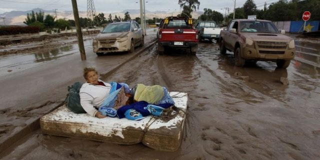 Varios eventos: 13.5.2017 fuertes lluvias , aluviones, desbordes del río Copiapó y Río Salado.
