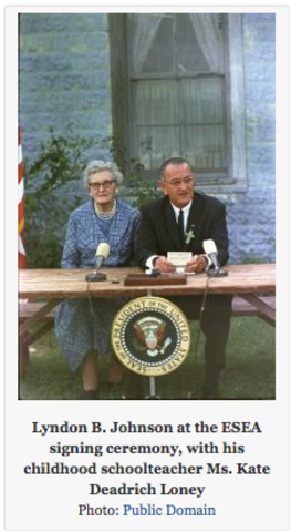 ESEA- The Elementary and Secondary Education Act and Bureau of Education for the Handicapped