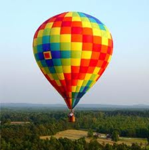 First hot air balloon