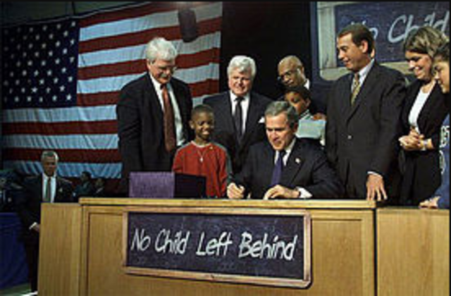 No Child Left Behind Act (NCLB)- President George W. Bush- Education Reform Bill