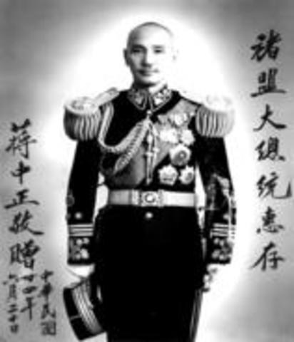 Jiang Jeishi takes control of the KMT