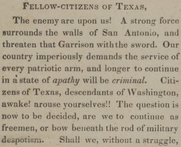 Texas Declaration of Independence
