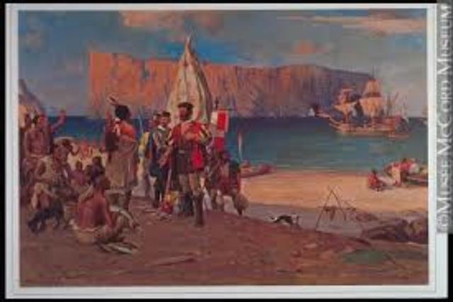 Jacques Cartier Explores Canada