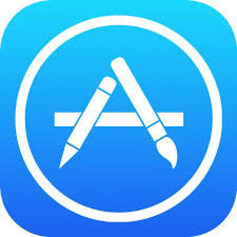 Apple main online store the app store is released