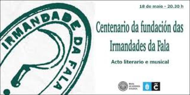 Fundacion das Irmandades da Fala en Galicia.