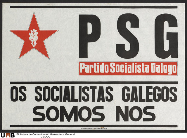 Fundación do partido socialista galego