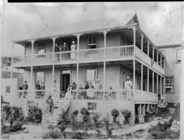 Ohinemutu Hotel built in Ohinemutu