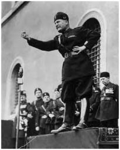 Capture and killing of Mussolini.
