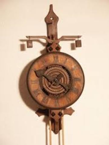 Reloj mecánico de pesas