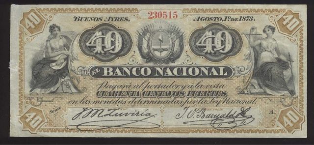 Copmás, papel moneda y polvora