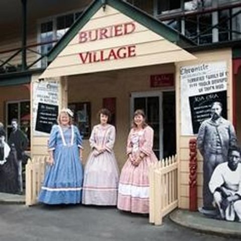 Buried village opens after WWII